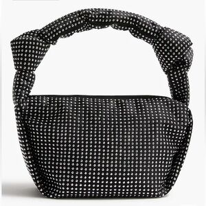 New J.CREW Studded Double-Knot Handbag in Black